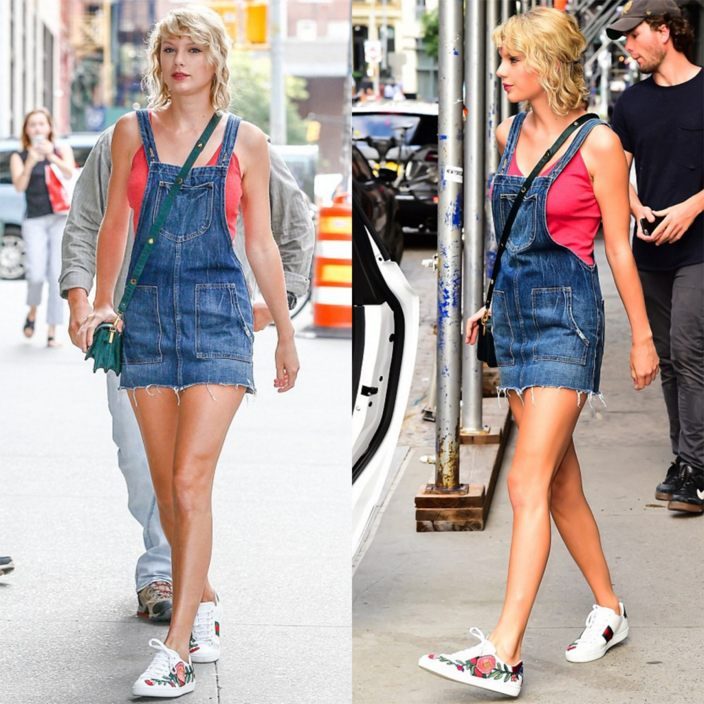 Royalty in the Modern Age: Taylor Swift Stuns in Chic Pinafore Dress and Playful Curls on the Streets of NYC